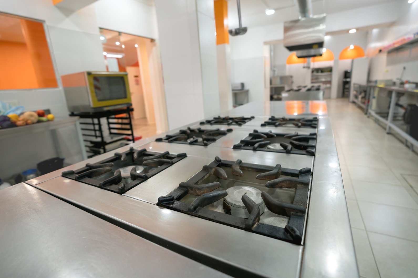 Empty industrial kitchen